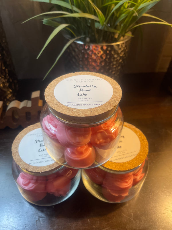 Strawberry Pound Cake Wax Melts 15oz