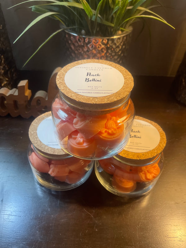 Peach Bellini Wax Melts 15 oz